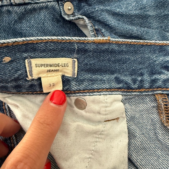 Madewell Superwide Leg Jean 32 - Picture 3 of 4